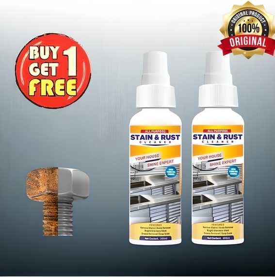 Multipurpose Stain &amp; Rust Remover Spray - 200ml (Pack of 2)